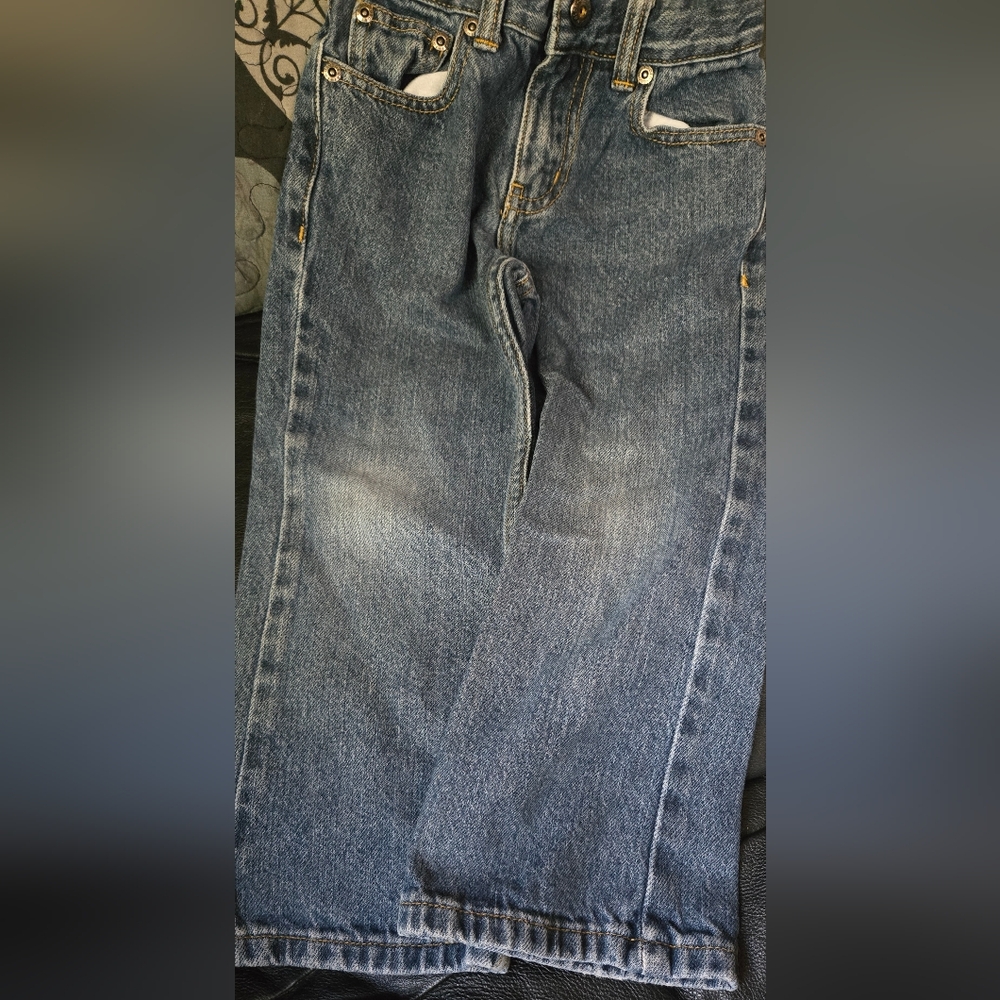 Carters & Faded Glory toddlers Denim Jean set sz4T&4R like new - Picture 11 of 13